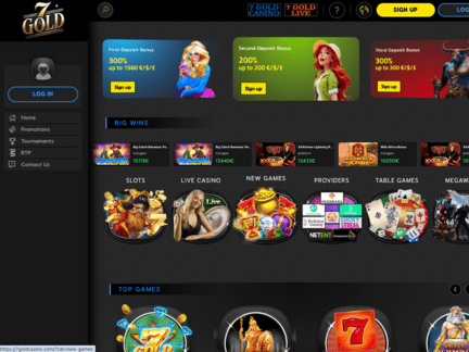 7gold Casino website