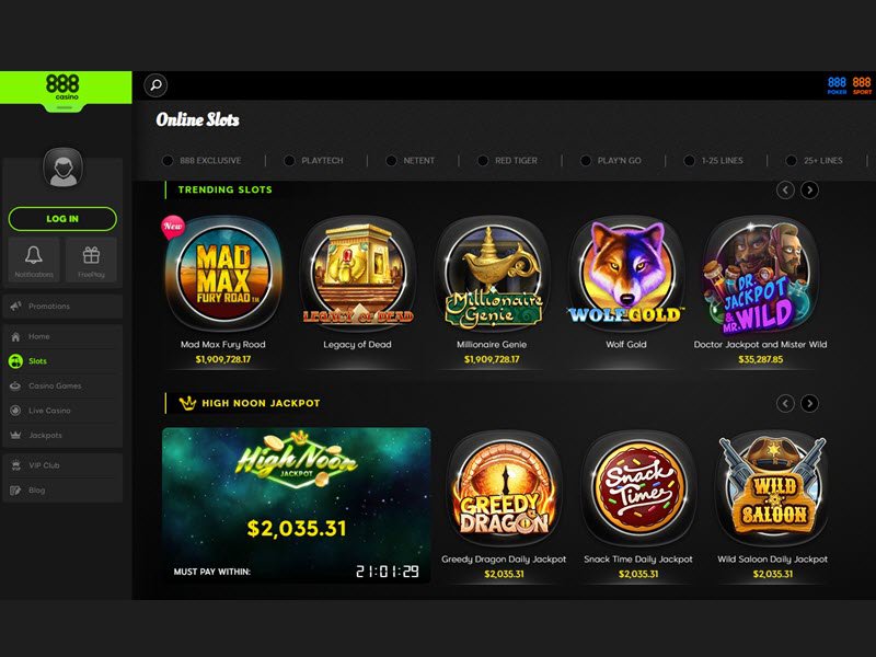 888 Casino software