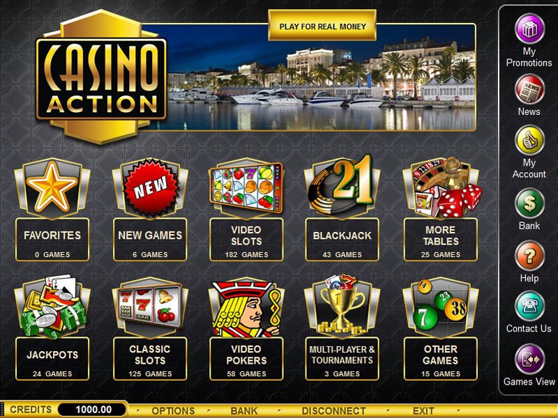 Action Casino software