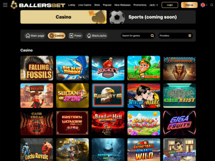 Ballersbet Casino software