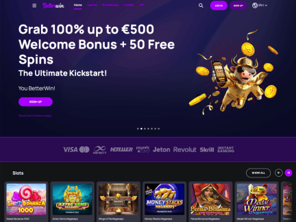 Betterwin Casino website