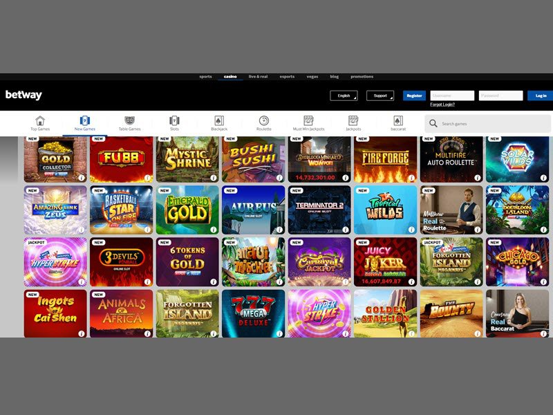 Betway Casino software