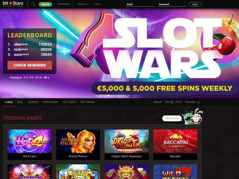 Bitstarz Casino website