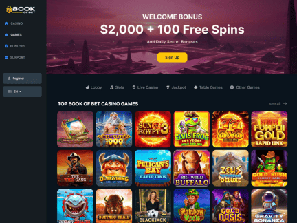 Book of Bet Casino website