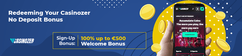 Casinozer Casino No Deposit Bonus