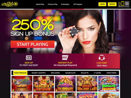 ClubPlayer Casino website