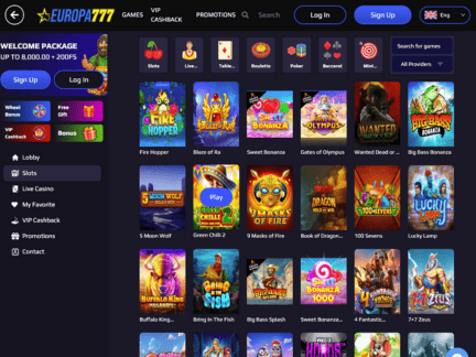 Europa777 Casino software