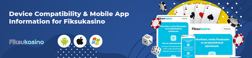 Fiksukasino Casino Mobile Compatibility