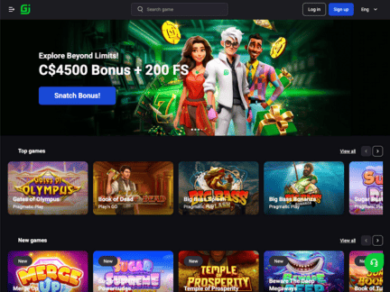 GJ Casino website