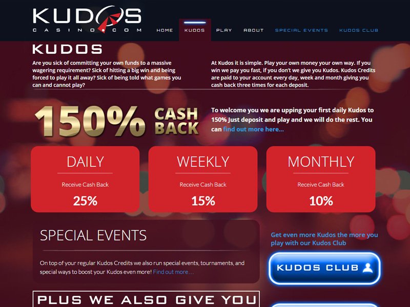 Kudos Casino software