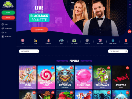 Limewin Casino website