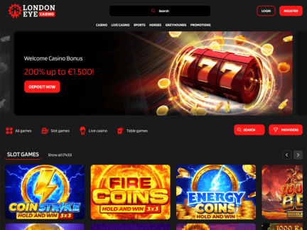 LondonEye Casino website