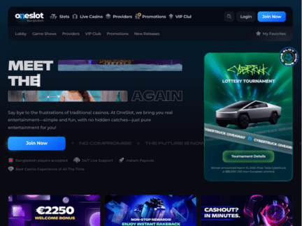 OneSlot Casino website