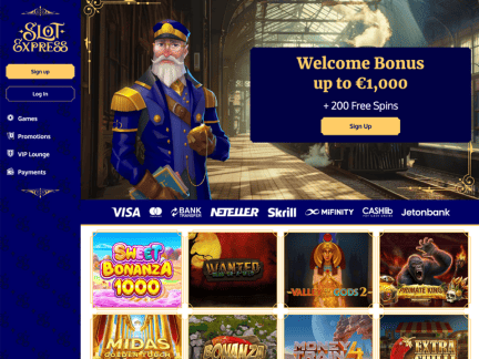 Slot Express Casino website