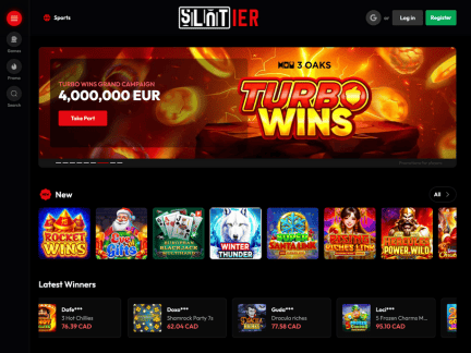 Slotier Casino website