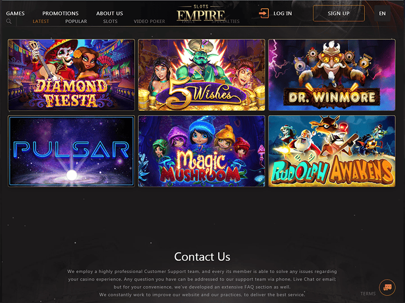 Slots Empire software