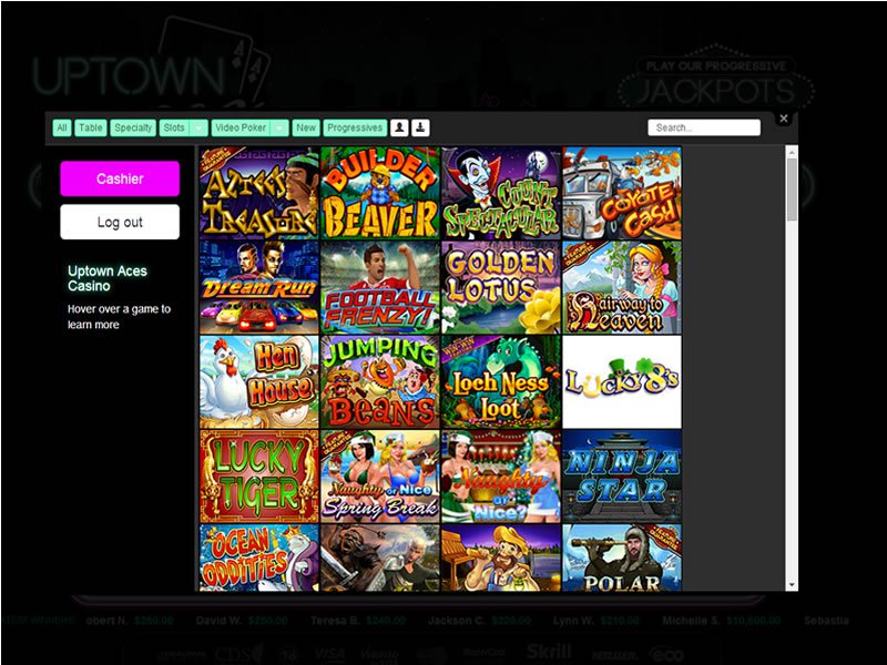 UptownAces Casino software