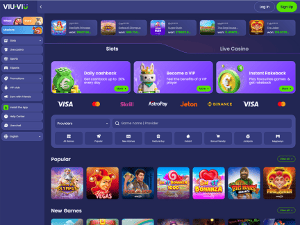 Viu-viu Casino website