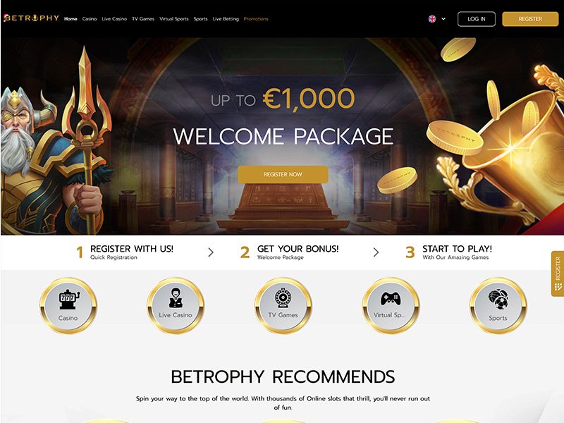 Bet Rophy Casino website