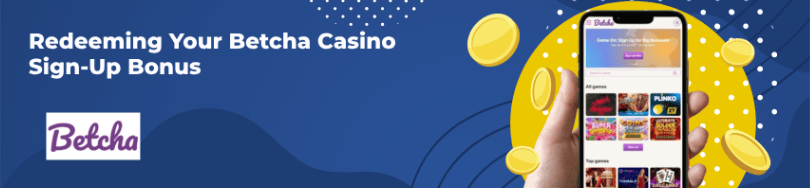 Banner of Betcha Casino bonuses