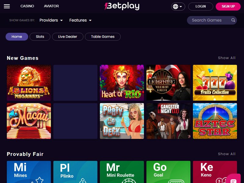 Betplay.io software