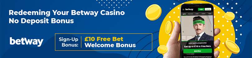 betway casino no deposit bonus