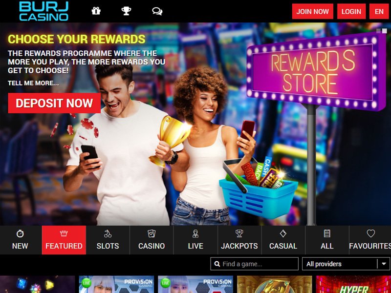 Burj Casino website