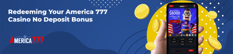 Banner of America 777 casino bonuses and promotions