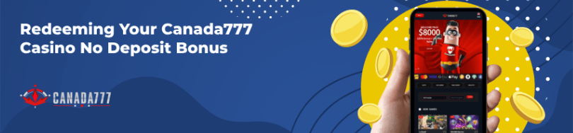 Banner of different bonus and promotions of Canada777 casino