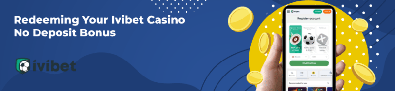 Banner of no deposit bonuses of ivibet casino