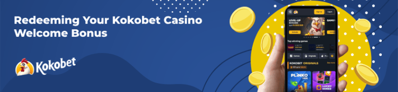 Banner of bonus and promotions of Kokobet casino