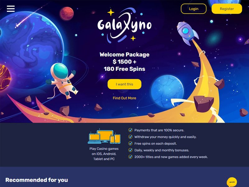 Galaxyno website