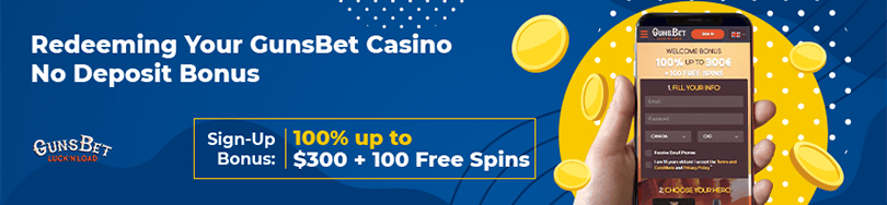 gunsbet casino no deposit bonus