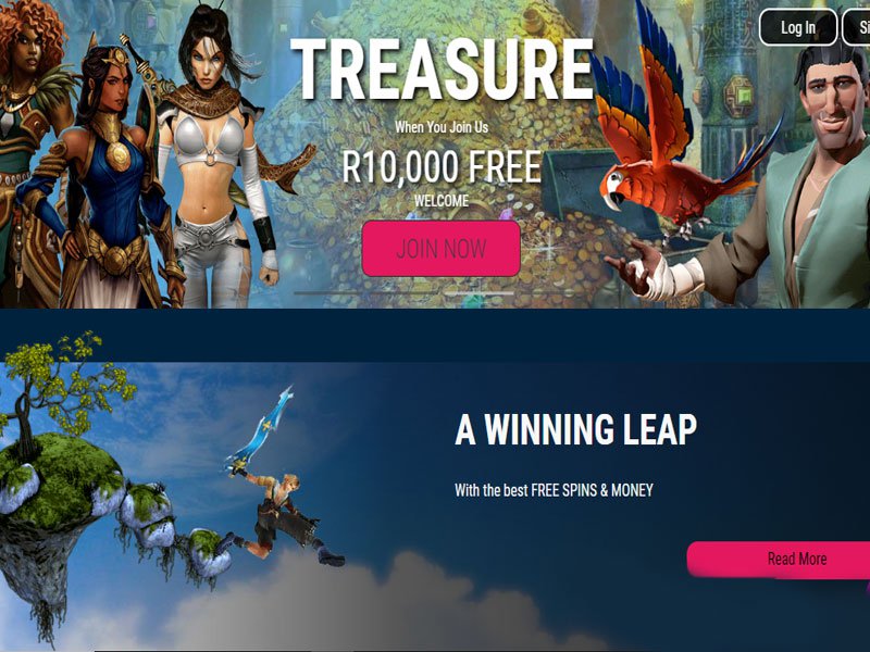 African Grand Casino website