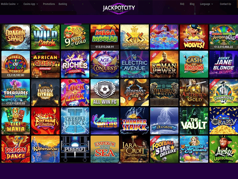 Jackpot City Casino software