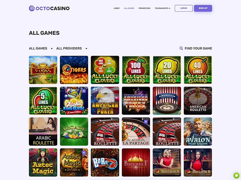 Octo Casino software