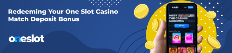 Banner of bonus and promotions of One Slot Casino