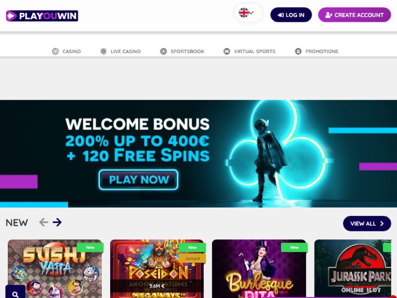 Playouwin website