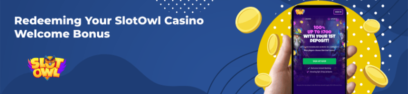 Banner of Bonuses and Promotions of SlotOwl Casino