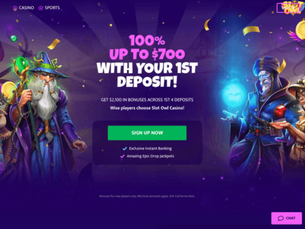 SlotOwl Casino website