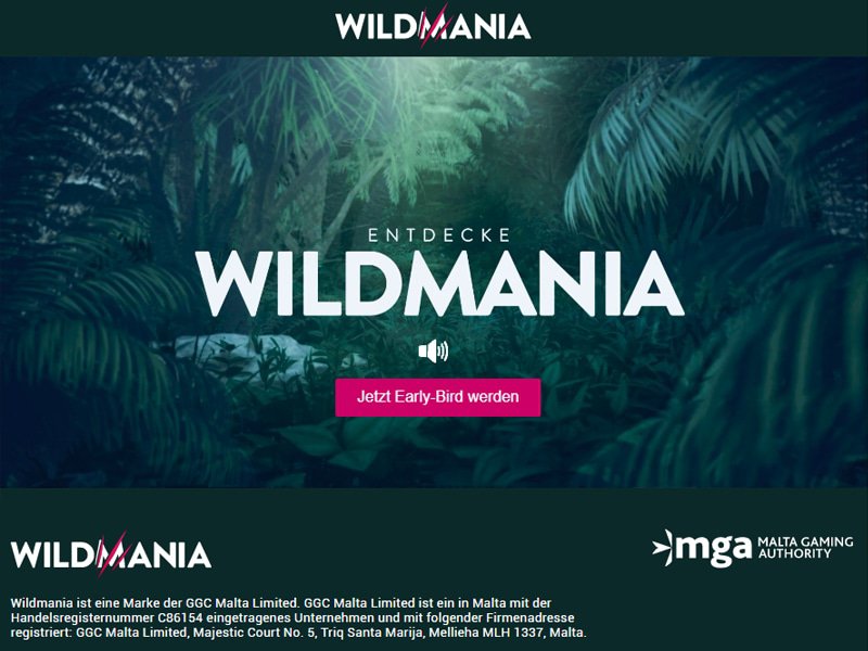 Wildmania website